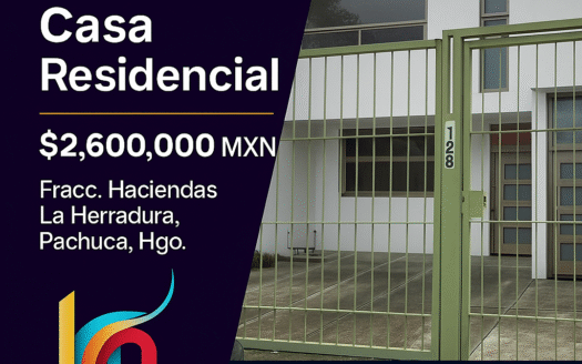 Casa en venta en Haciendas La Herradura, Pachuca – $2,600,000 MXN